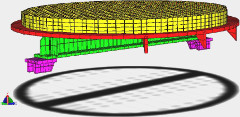 Finite Element Analysis Catalyst Support Grid - Reactor Ø 1830mm